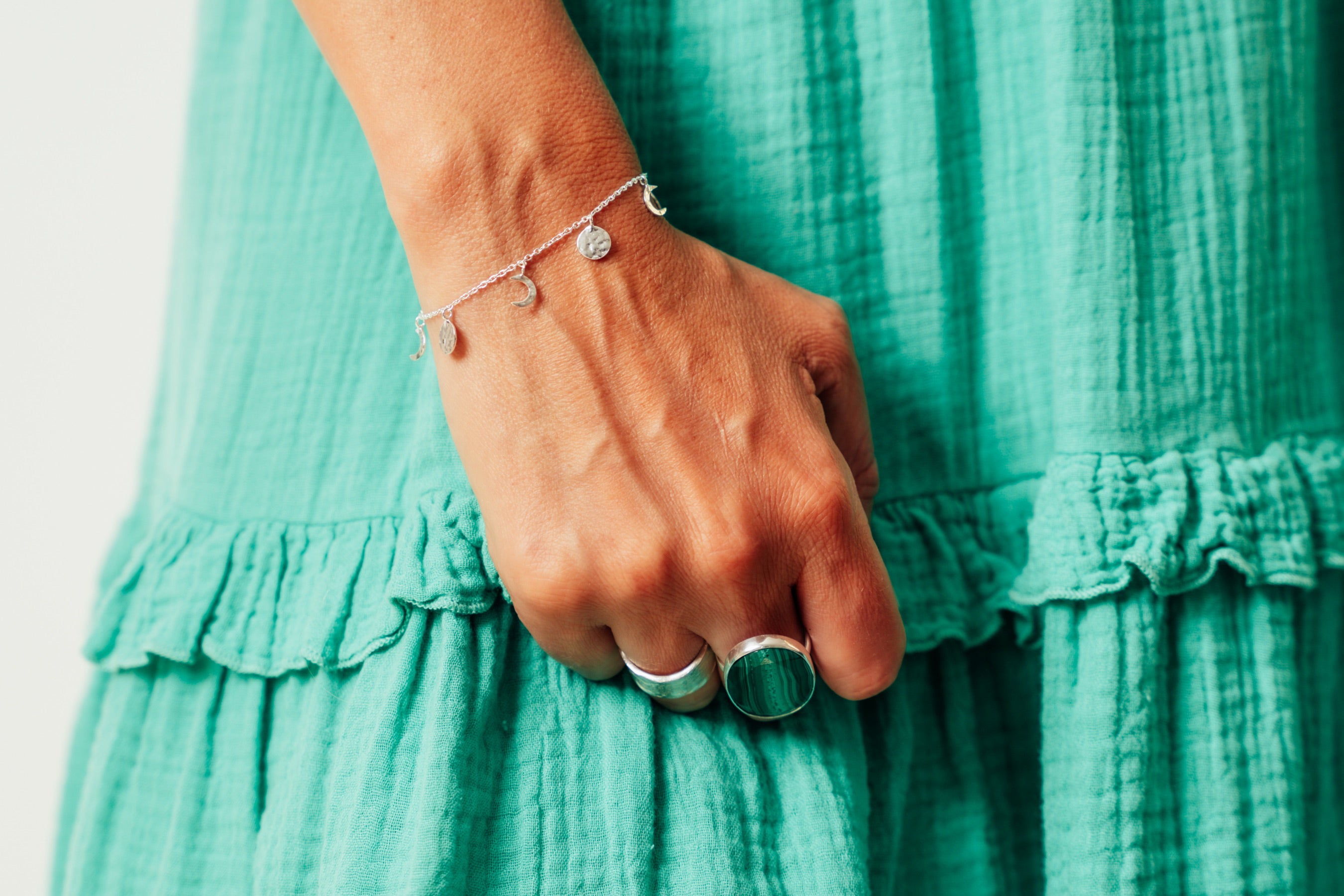 Silver Lunar Bracelet