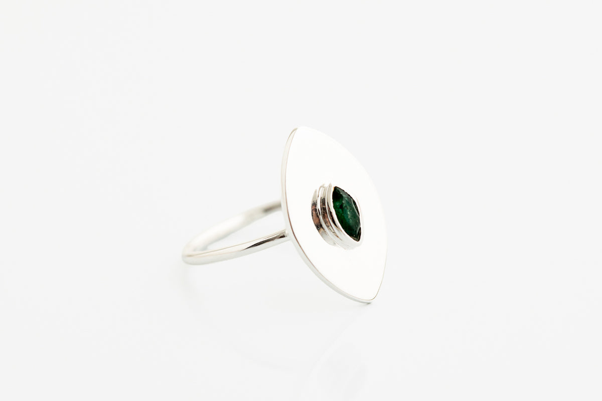 Green Aventurine Statement Ring