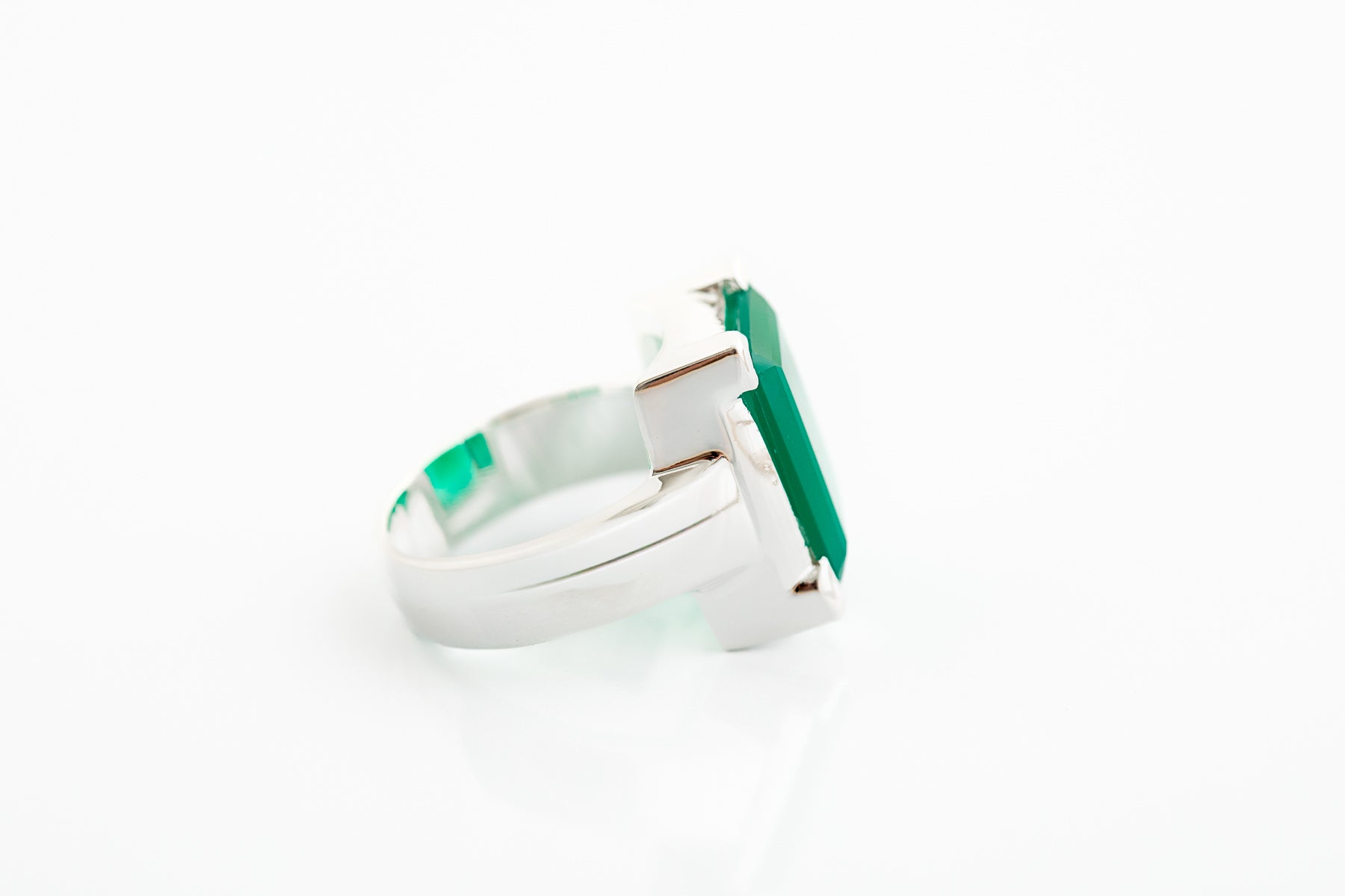 Large Green Onyx Ring