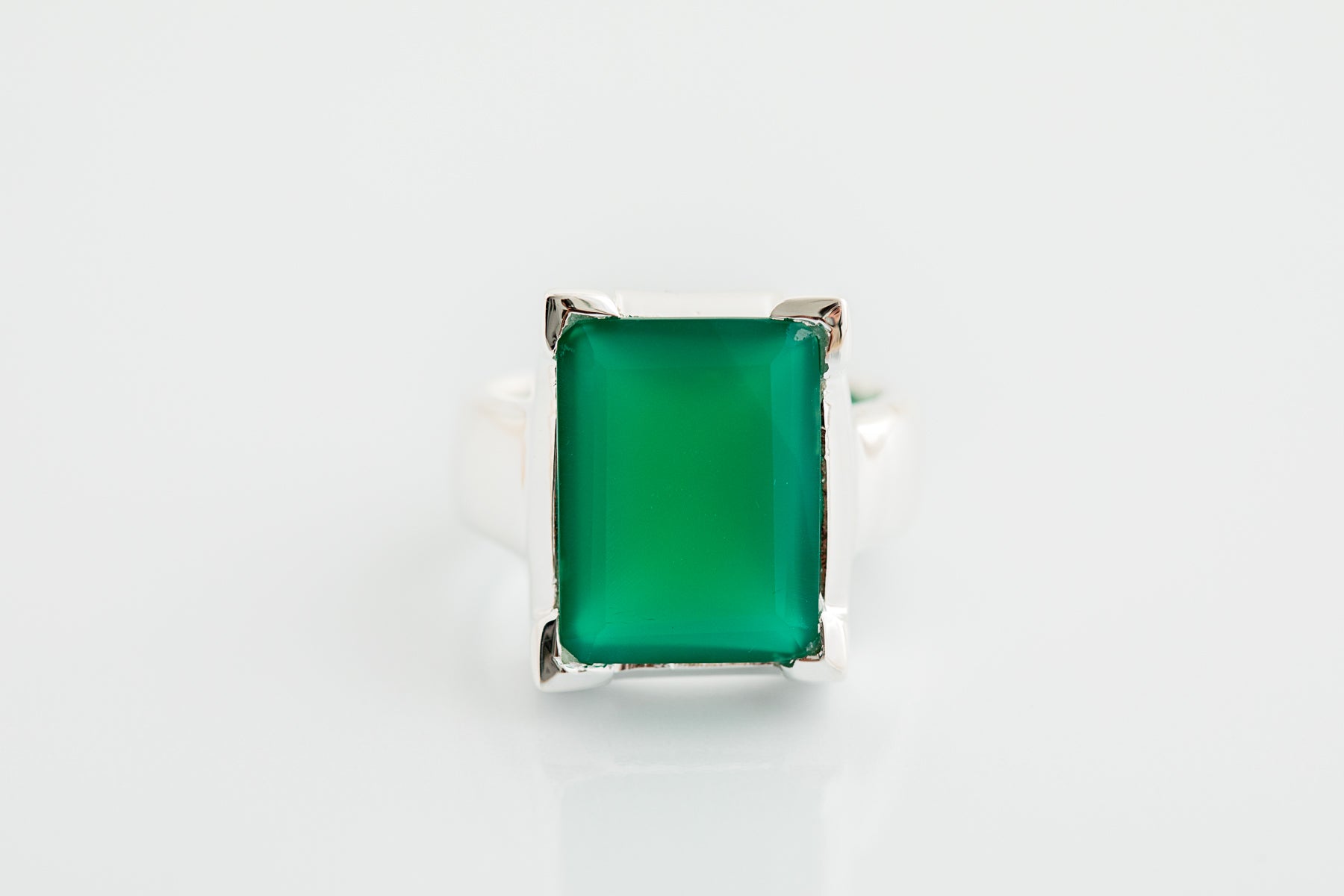 Large Green Onyx Ring