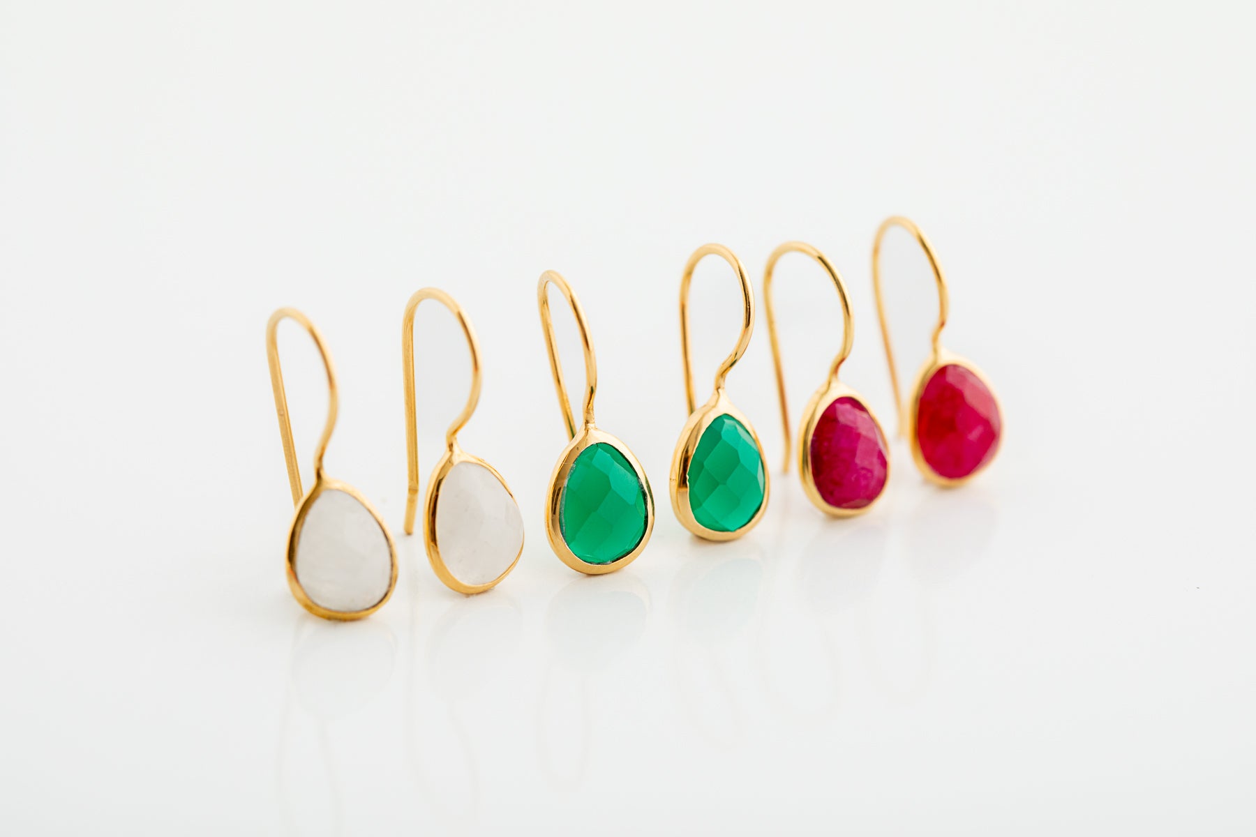 Gold Crystal Earrings