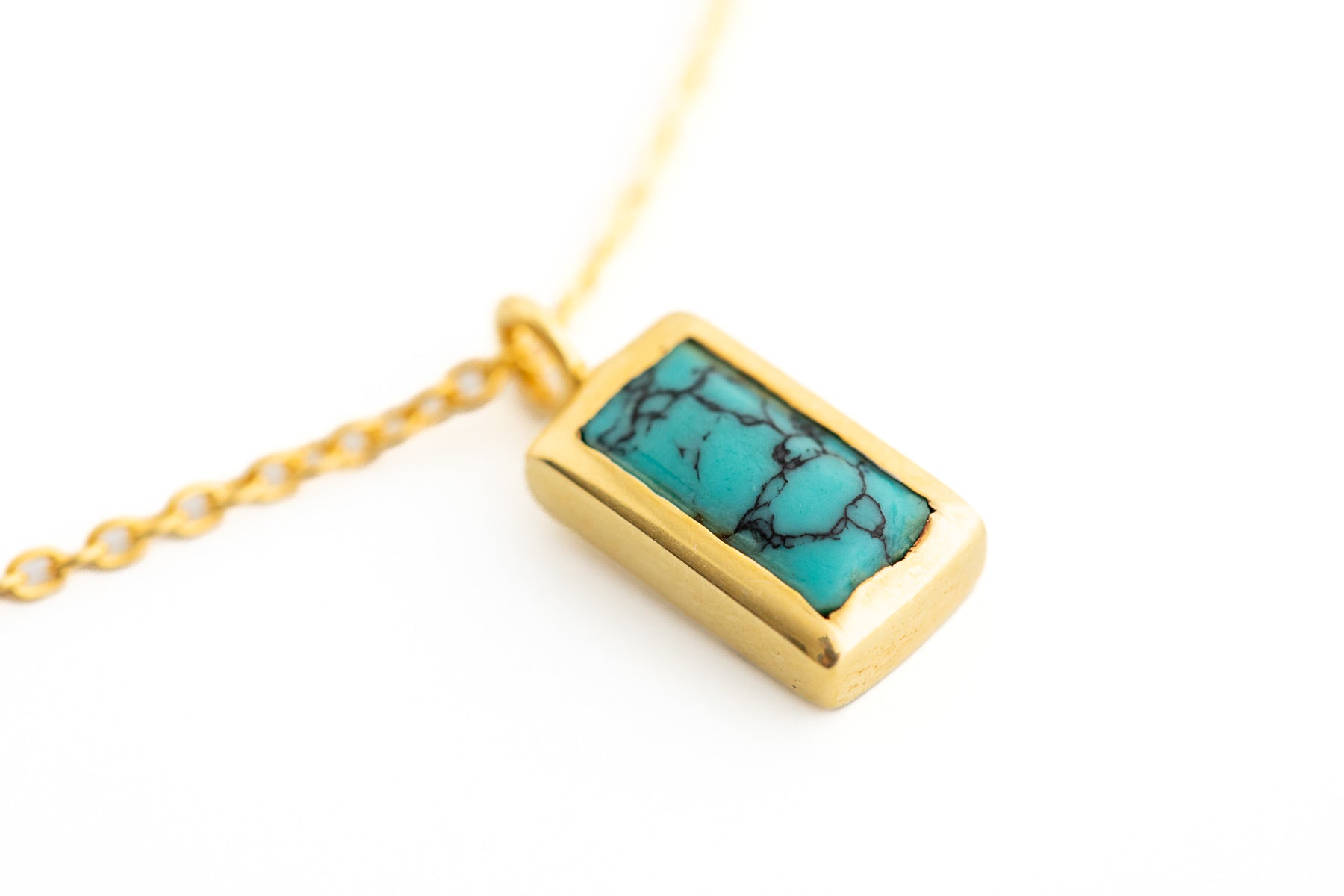 Turquoise and Gold Necklace