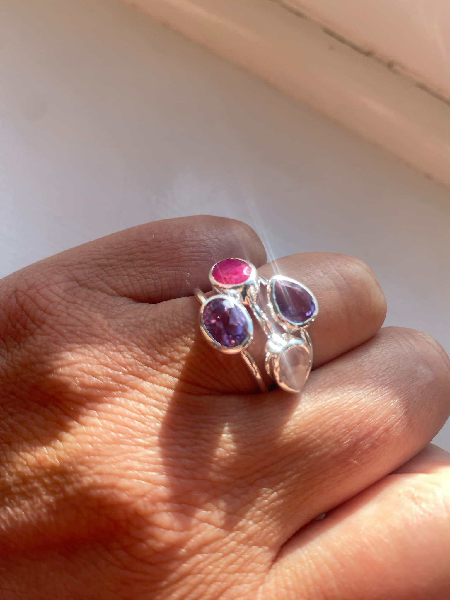 Cluster Gemstone Ring