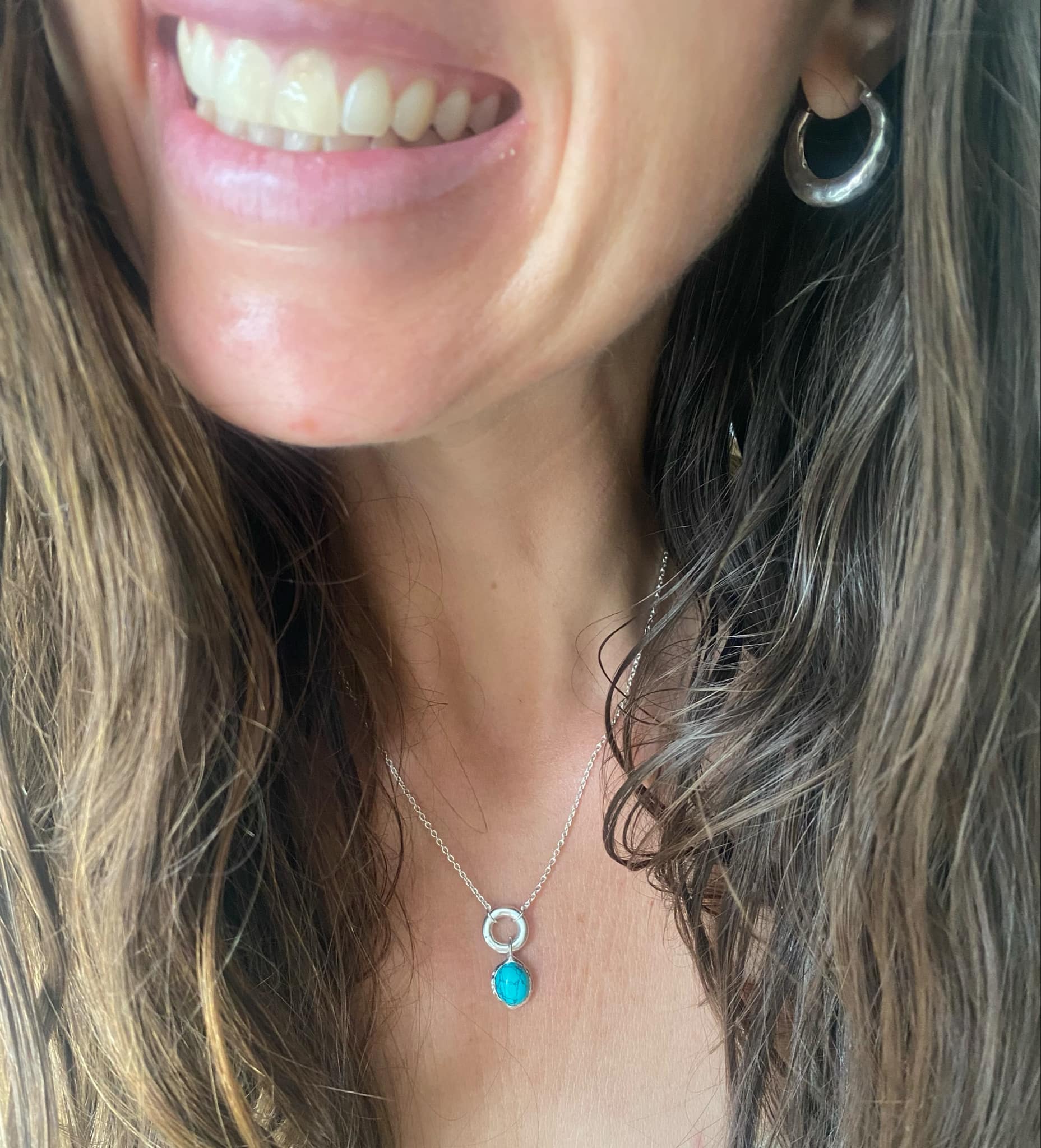 Turquoise and Silver Necklace