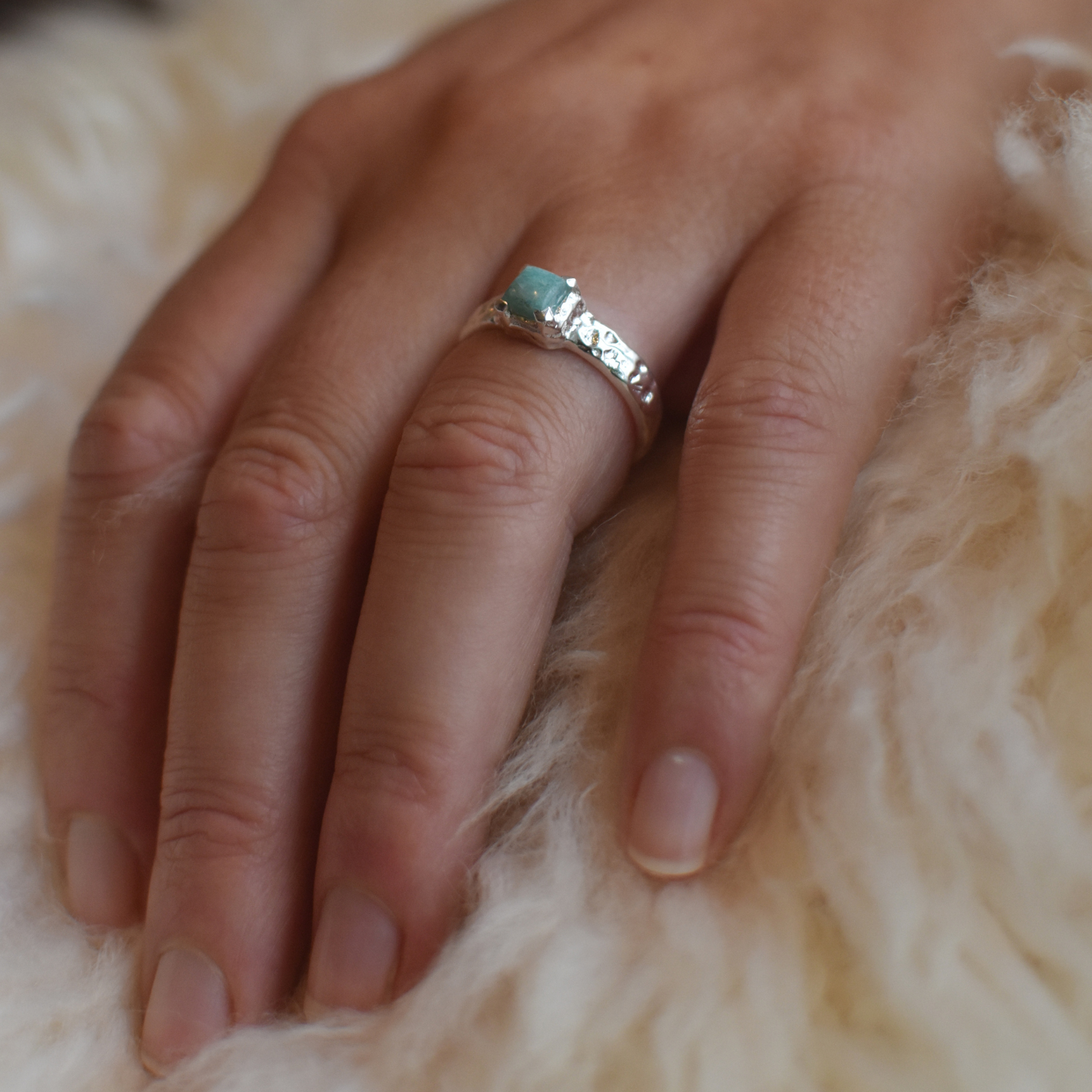 Amazonite Ring