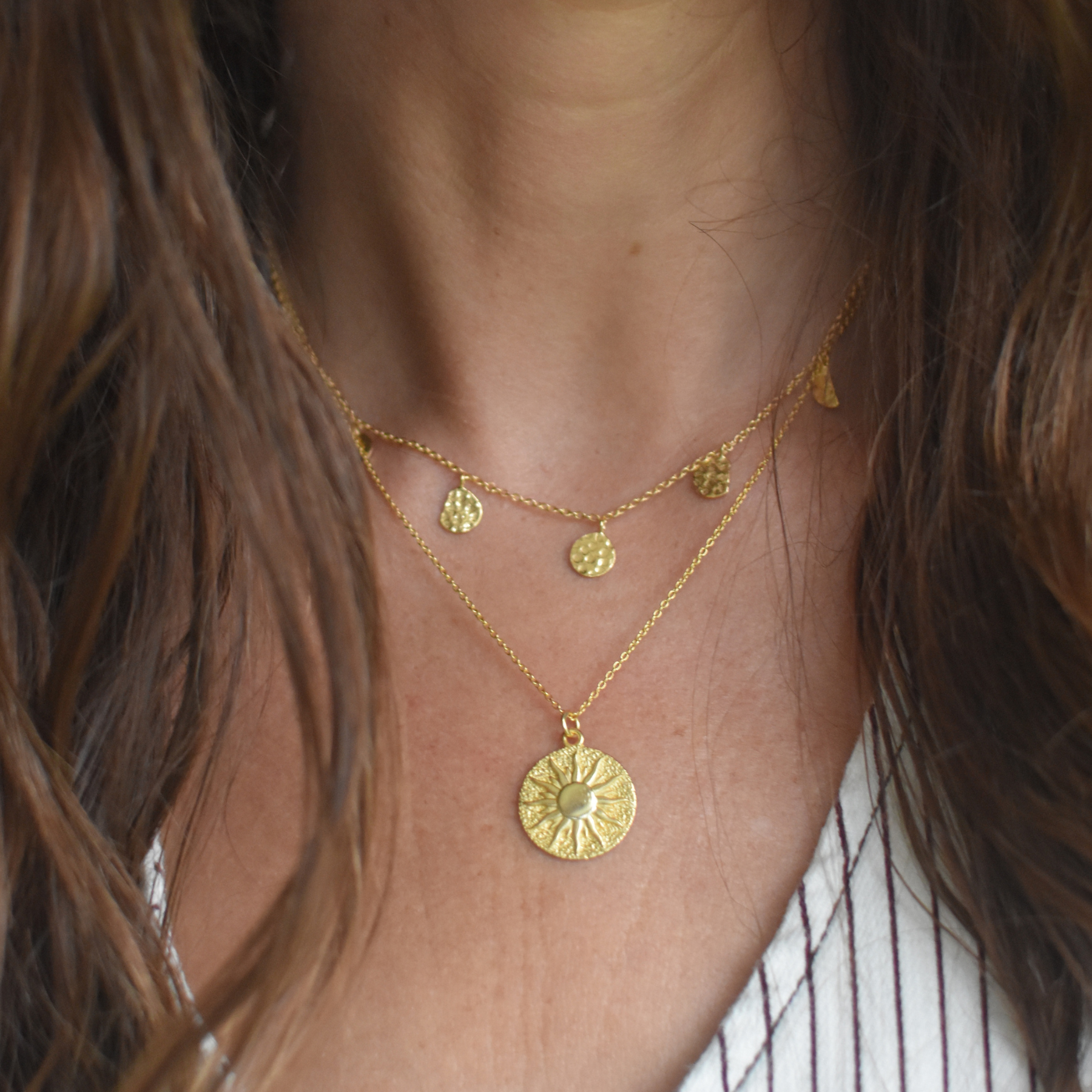 Sun Pendant Necklace