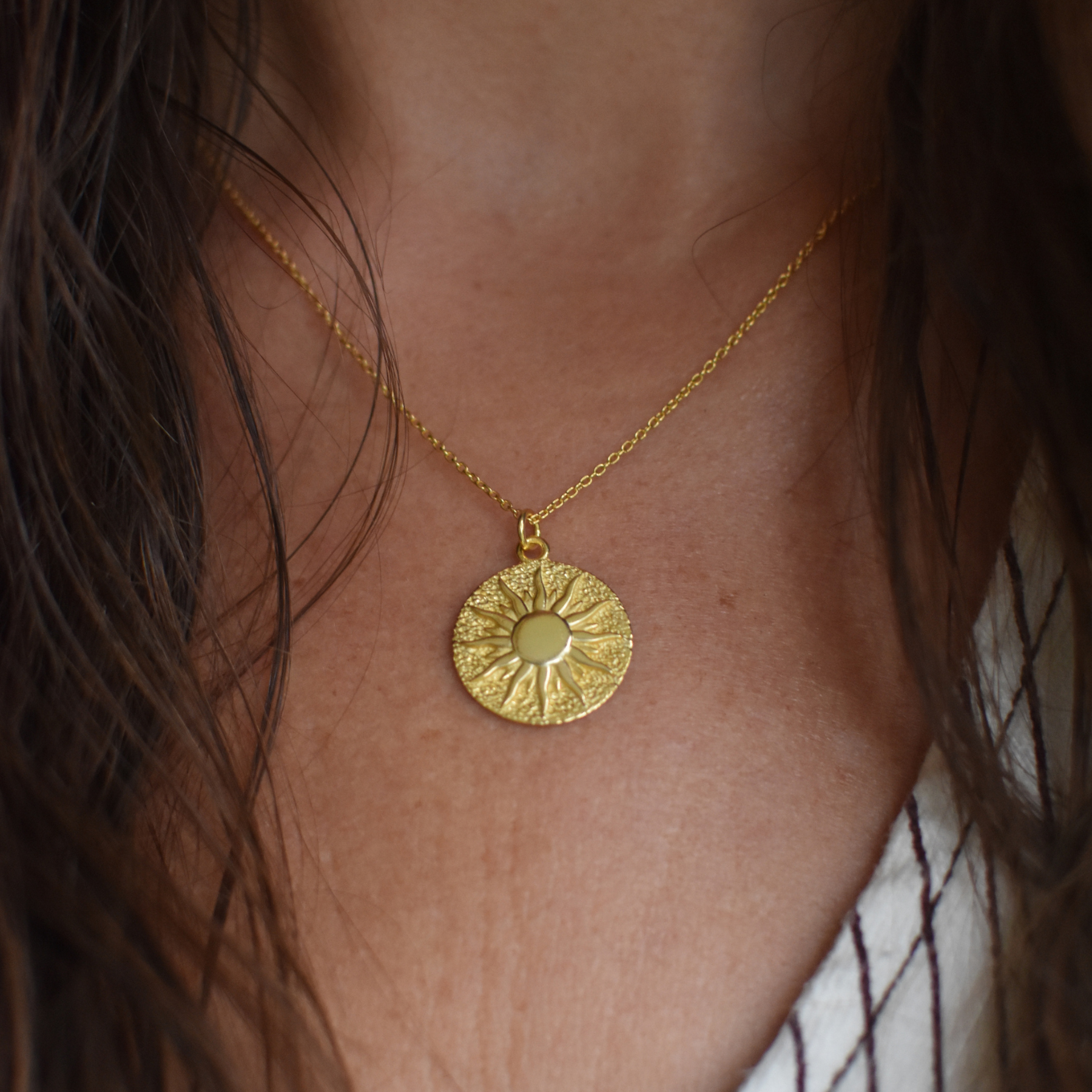 Sun Pendant Necklace