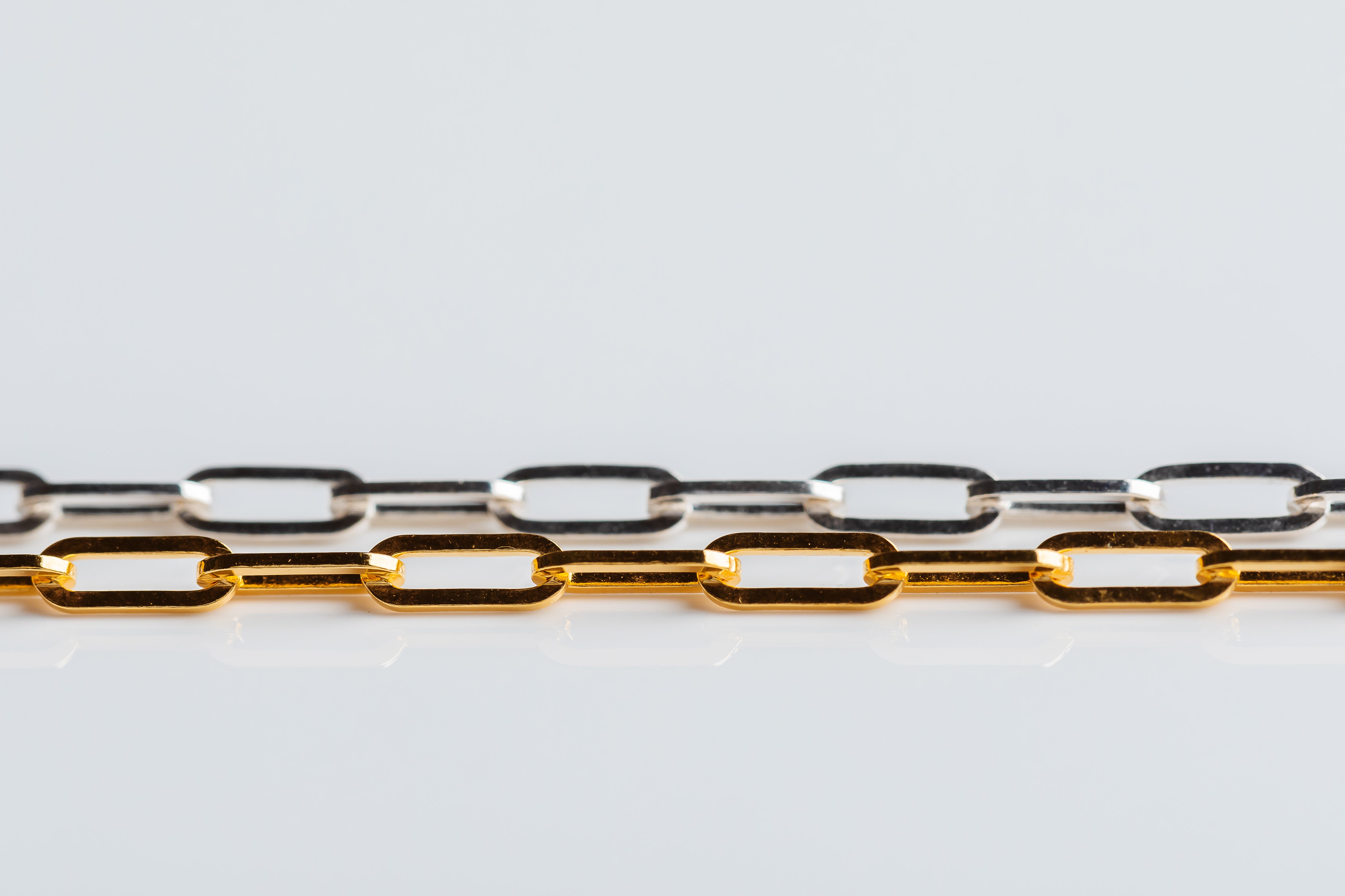Gold Paperclip Chain Bracelet